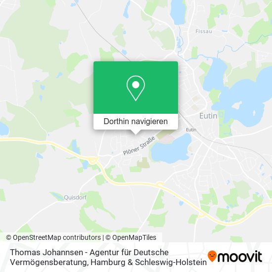 Thomas Johannsen - Agentur für Deutsche Vermögensberatung Karte