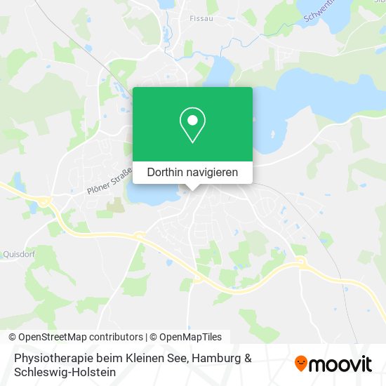 Physiotherapie beim Kleinen See Karte