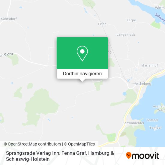 Sprangsrade Verlag Inh. Fenna Graf Karte