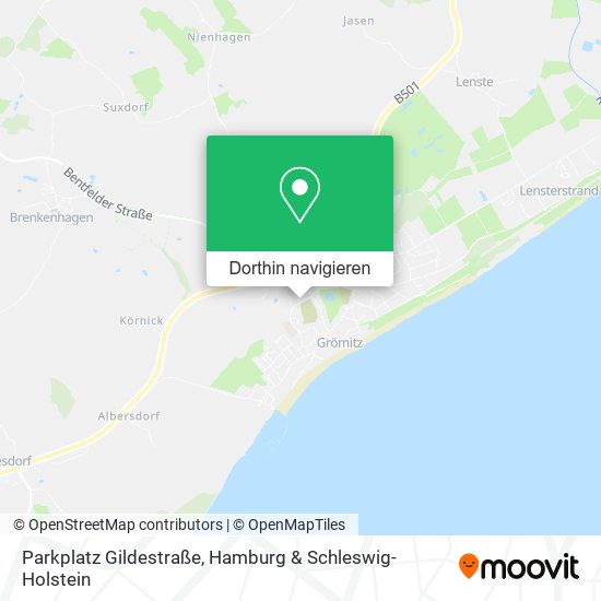 Parkplatz Gildestraße Karte