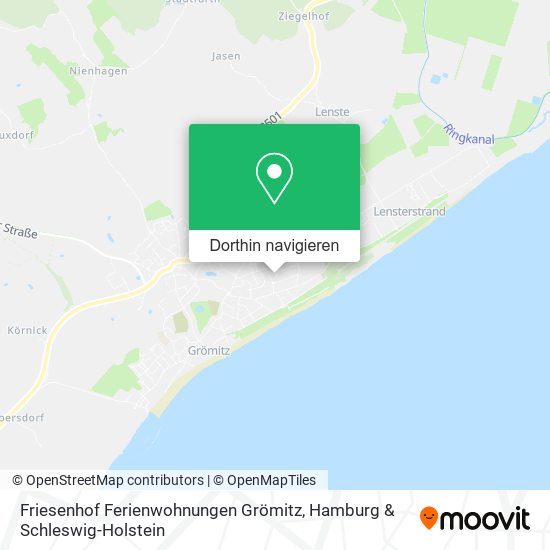 Friesenhof Ferienwohnungen Grömitz Karte