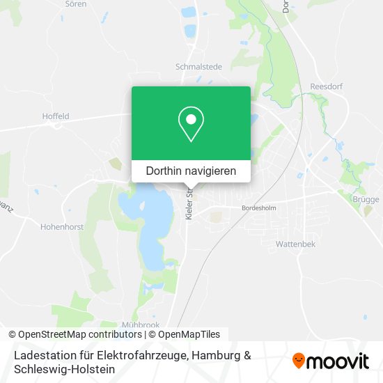 Ladestation für Elektrofahrzeuge Karte
