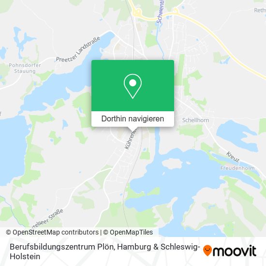 Berufsbildungszentrum Plön Karte