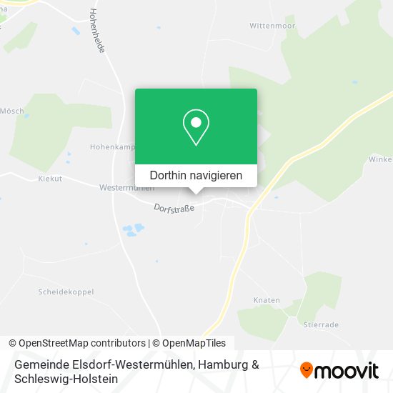 Gemeinde Elsdorf-Westermühlen Karte