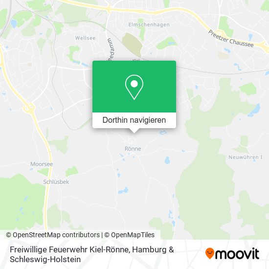 Freiwillige Feuerwehr Kiel-Rönne Karte