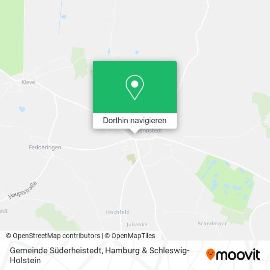 Gemeinde Süderheistedt Karte