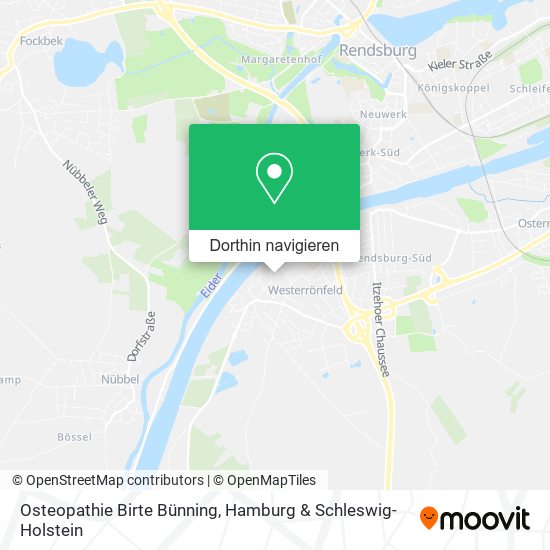 Osteopathie Birte Bünning Karte