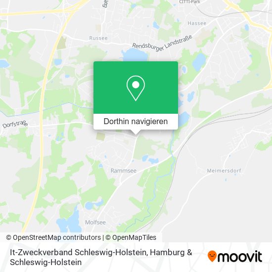 It-Zweckverband Schleswig-Holstein Karte