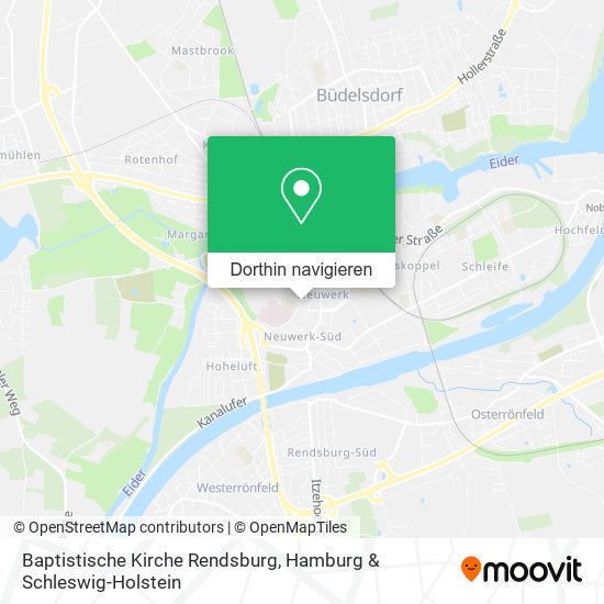 Baptistische Kirche Rendsburg Karte