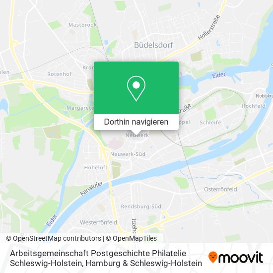 Arbeitsgemeinschaft Postgeschichte Philatelie Schleswig-Holstein Karte
