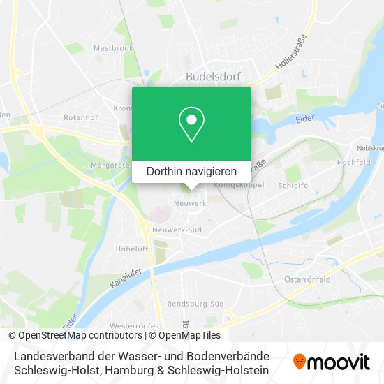 Landesverband der Wasser- und Bodenverbände Schleswig-Holst Karte