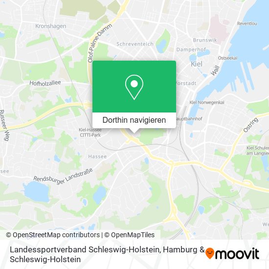 Landessportverband Schleswig-Holstein Karte