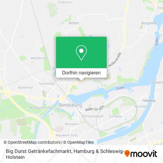 Big Durst Getränkefachmarkt Karte