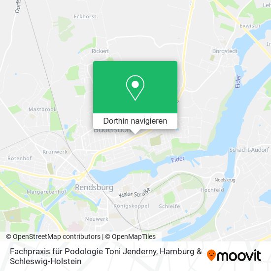 Fachpraxis für Podologie Toni Jenderny Karte