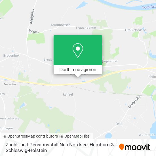 Zucht- und Pensionsstall Neu Nordsee Karte