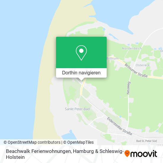 Beachwalk Ferienwohnungen Karte