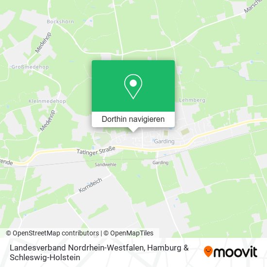 Landesverband Nordrhein-Westfalen Karte