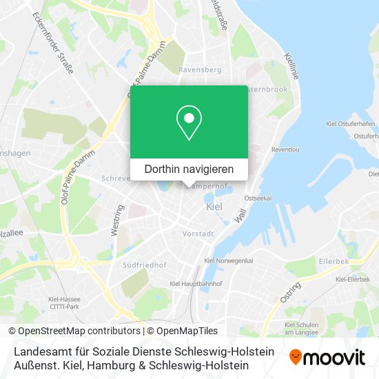 Landesamt für Soziale Dienste Schleswig-Holstein Außenst. Kiel Karte
