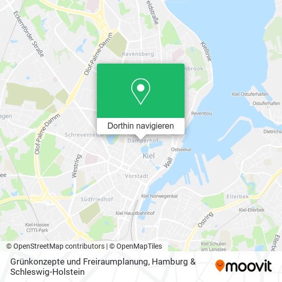 Grünkonzepte und Freiraumplanung Karte