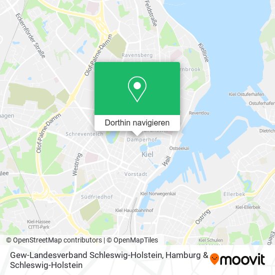 Gew-Landesverband Schleswig-Holstein Karte
