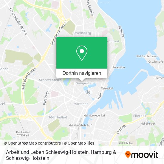 Arbeit und Leben Schleswig-Holstein Karte