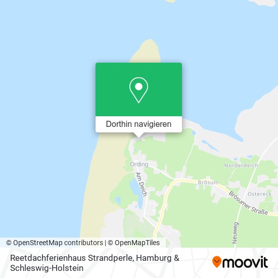 Reetdachferienhaus Strandperle Karte