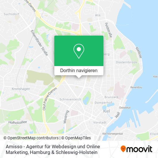 Amisso - Agentur für Webdesign und Online Marketing Karte