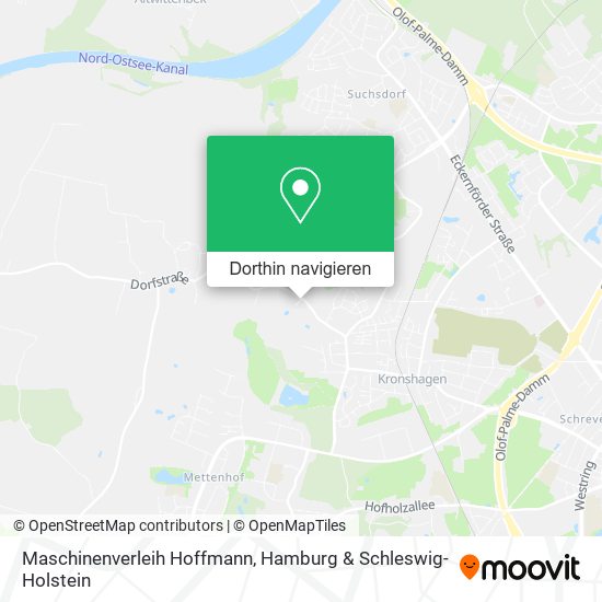 Maschinenverleih Hoffmann Karte