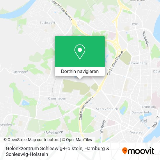 Gelenkzentrum Schleswig-Holstein Karte
