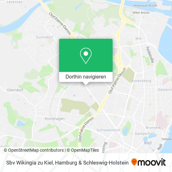 Sbv Wikingia zu Kiel Karte