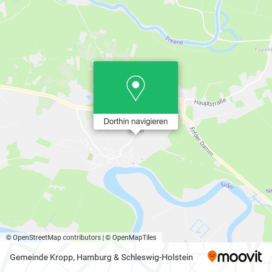 Gemeinde Kropp Karte