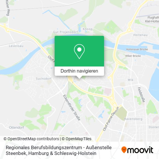 Regionales Berufsbildungszentrum - Außenstelle Steenbek Karte