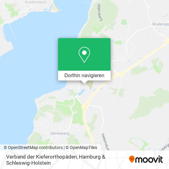 Verband der Kieferorthopäden Karte