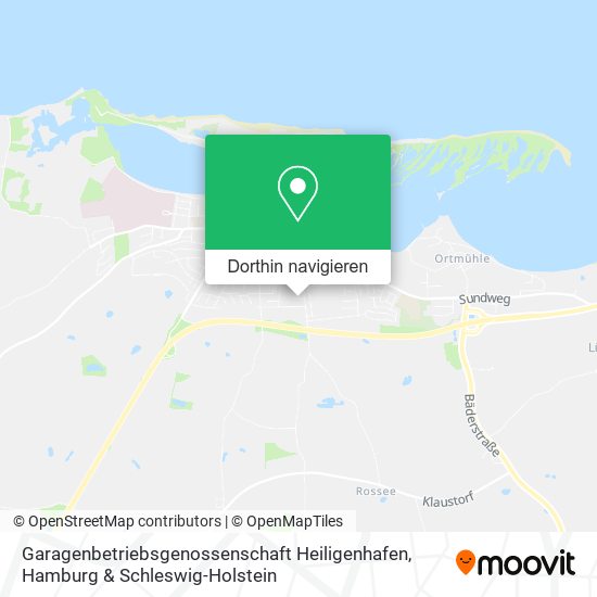 Garagenbetriebsgenossenschaft Heiligenhafen Karte