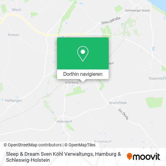 Sleep & Dream Sven Köhl Verwaltungs Karte