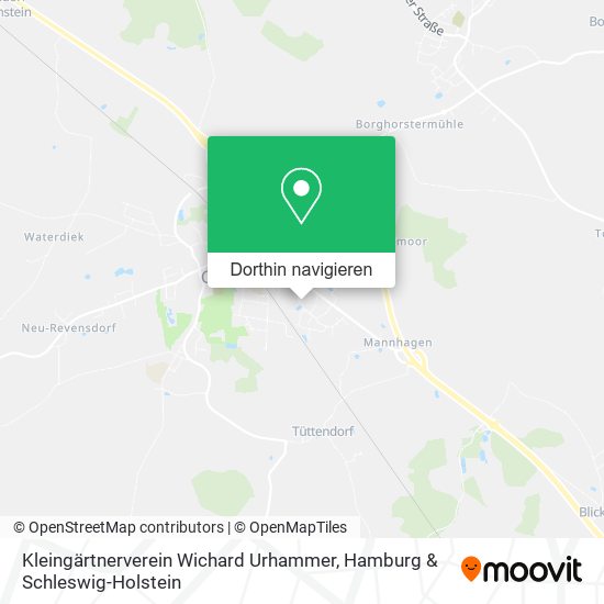 Kleingärtnerverein Wichard Urhammer Karte
