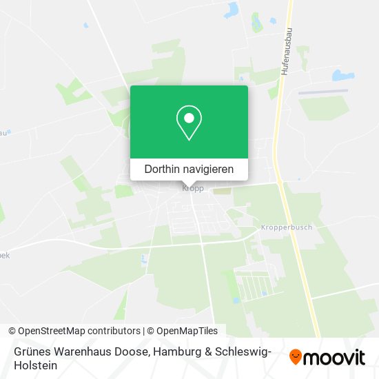 Grünes Warenhaus Doose Karte