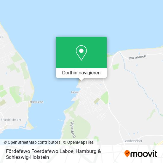 Fördefewo Foerdefewo Laboe Karte