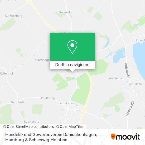 Handels- und Gewerbeverein Dänischenhagen Karte