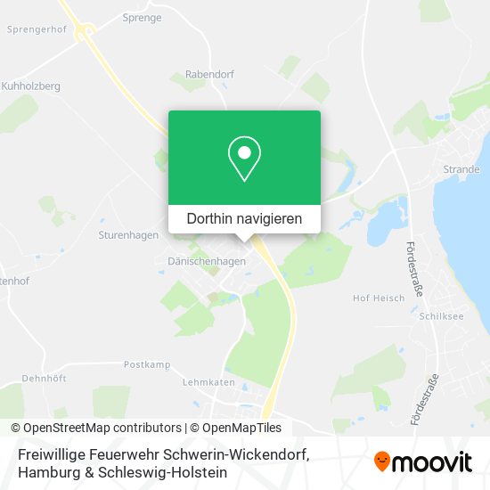 Freiwillige Feuerwehr Schwerin-Wickendorf Karte