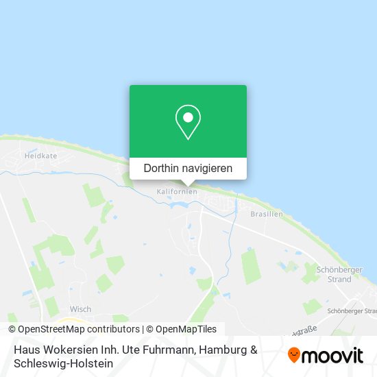 Haus Wokersien Inh. Ute Fuhrmann Karte