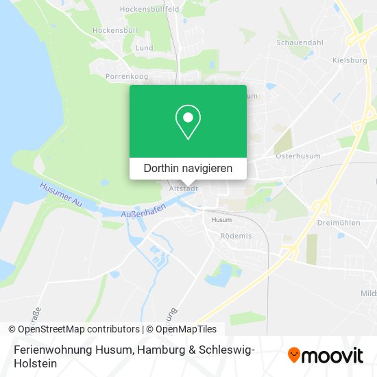 Ferienwohnung Husum Karte