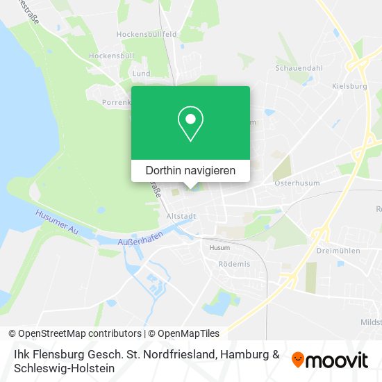 Ihk Flensburg Gesch. St. Nordfriesland Karte