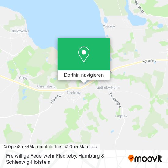 Freiwillige Feuerwehr Fleckeby Karte