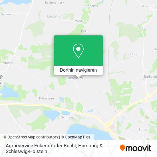 Agrarservice Eckernförder Bucht Karte