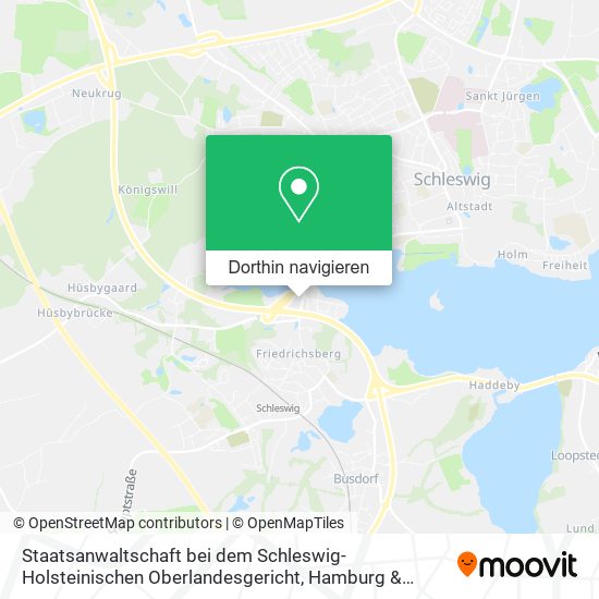 Staatsanwaltschaft bei dem Schleswig-Holsteinischen Oberlandesgericht Karte