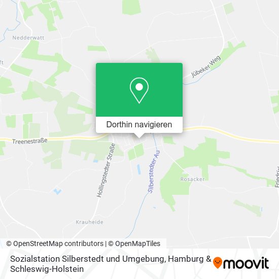 Sozialstation Silberstedt und Umgebung Karte