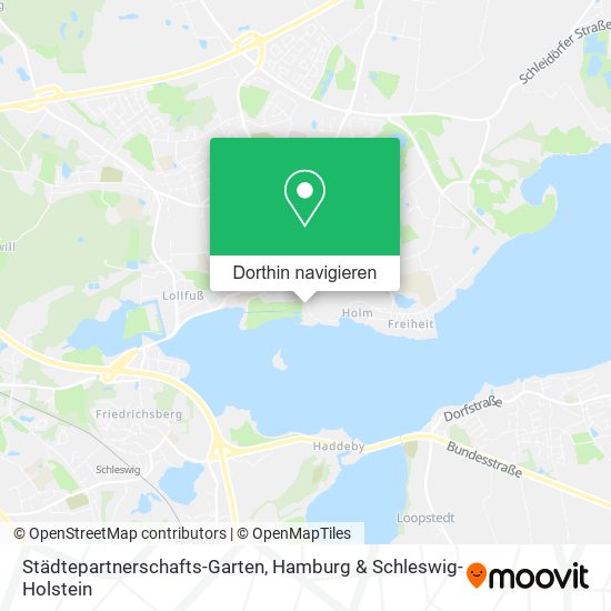 Städtepartnerschafts-Garten Karte