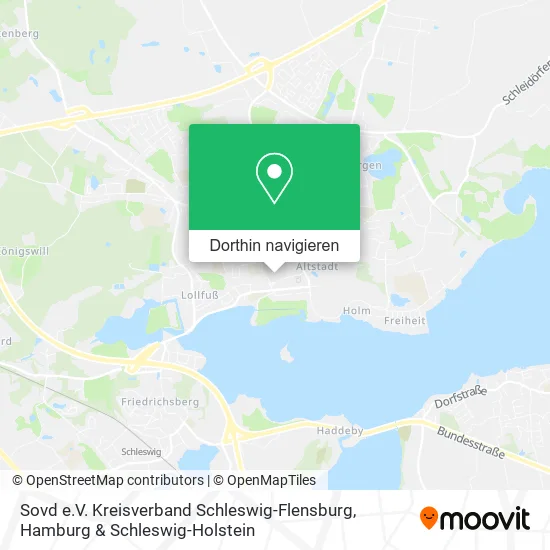 Sovd e.V. Kreisverband Schleswig-Flensburg Karte