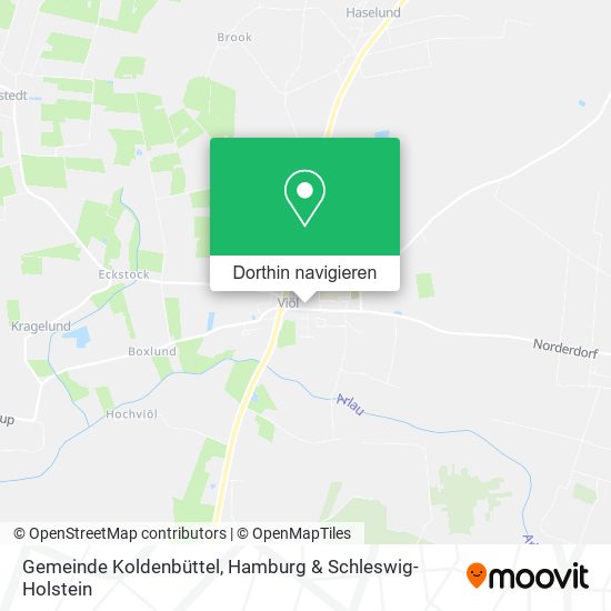 Gemeinde Koldenbüttel Karte